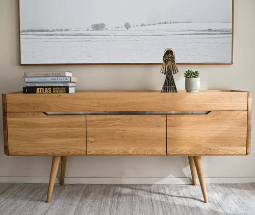 Credenza con piedi alti - TERRA - JAVORINA - contemporanea / in rovere / in noce