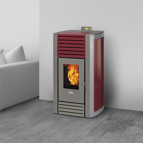 Termostufa a pellet - HC25  - FAIR srl - 20 kW...50 kW / contemporanea / in acciaio