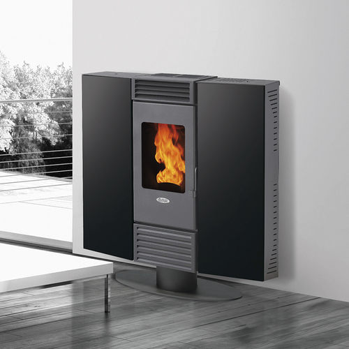 Stufa a pellet - XS10V  - FAIR srl - 5 kW...10 kW / contemporanea / in acciaio