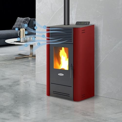 Stufa a pellet - BIO100AH - FAIR srl - 0 - 5 kW / 5 kW...10 kW / da appoggio