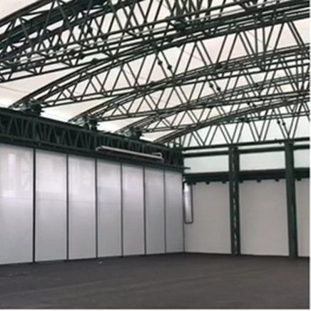 Sistema di copertura in acciaio - FOLDING - Tensaform - modulare / curvo / di profilati metallici