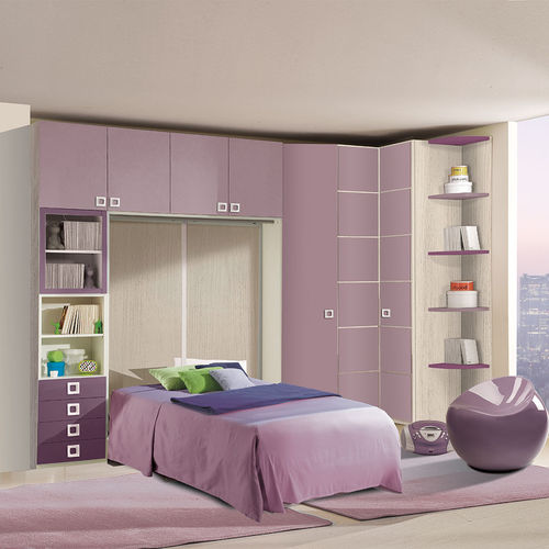 Letto con letto estraibile - CM54 - GIESSEGI - singolo / contemporaneo / in olmo