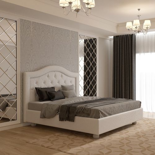 Letto matrimoniale - DESIDERIO - GIESSEGI - classico / imbottito / con testiera