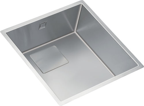 Lavello a 1 vasca - ES 400/400.0 E - TEKA KUPPERSBUSCH - senza gocciolatoio / in acciaio inossidabile / da incasso