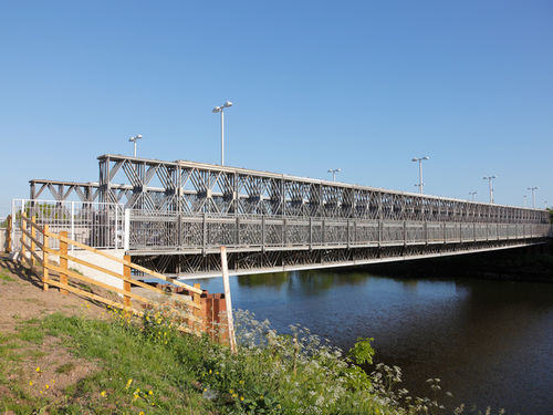 Ponte in alluminio - JPB - Janson Bridging - reticolare / per strada