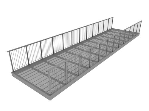 Ponte in acciaio - BEAM MESH - Janson Bridging - pedonale