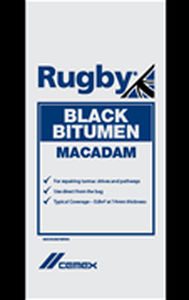 Mastice a base di bitume - RUGBY BLACK BITUMEN MACADAM - Cemex