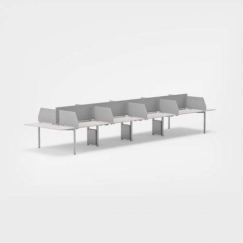 Scrivania per open space - NEXUS - KINNARPS - contemporanea / in laminato / contract
