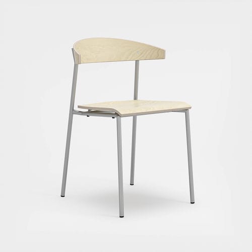 Sedia visitatore contemporanea - RIFF - KINNARPS - da interno / in tessuto / in laminato