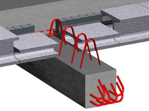 Trave in calcestruzzo prefabbricato - PR - SEAC - in cemento armato / rettangolare / per solaio