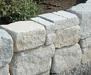 Bordura da giardino - Indiana Limestone Company - in pietra / in altezza