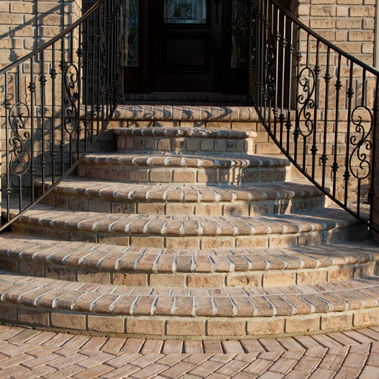 Pavé in terracotta - CRESTLINE - Belden Brick - testurizzato / antiscivolo / per spazio pubblico