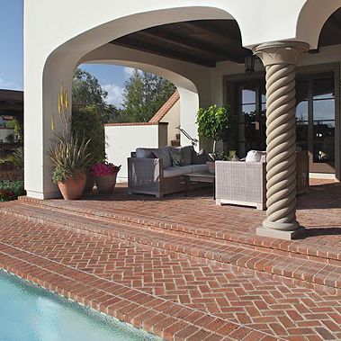 Pavé in terracotta - BELCREST - Belden Brick - da esterno / testurizzato / per pedoni