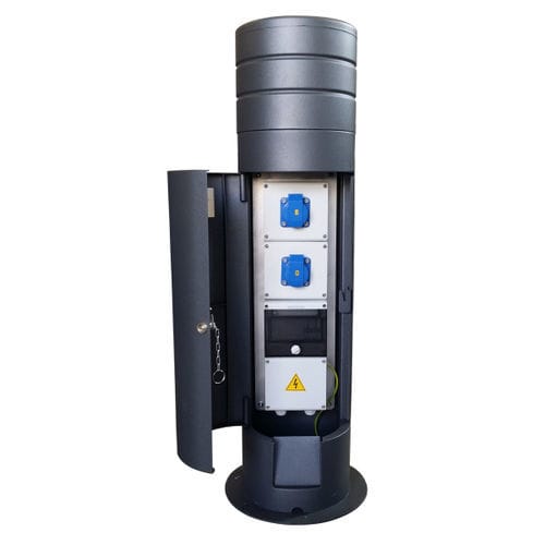 Dissuasore di distribuzione elettrica - PARK PARIS - New VMR S.r.l. - fissa / in acciaio / di distribuzione di acqua