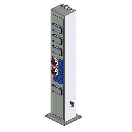 Dissuasore di distribuzione elettrica - INDUSTRIA - New VMR S.r.l. - fissa / meccanica / in acciaio inossidabile