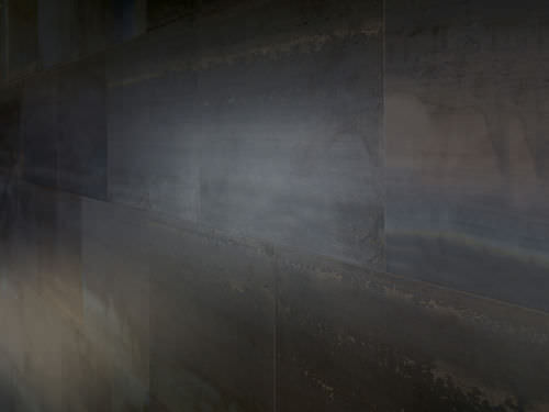 Rivestimento murale in metallo - METALLIA : DARK STEEL - LISTOTECH S.r.l. - opaco / aspetto metallo / per uso residenziale
