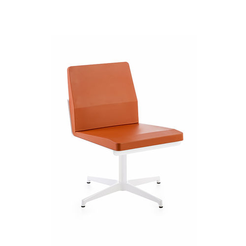 Chauffeuse contemporanea - CALMA - DILEOFFICE - in metallo / in plastica / nera
