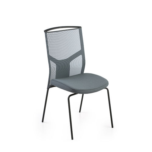 Sedia visitatore contemporanea - ATIKA - DILEOFFICE - da interno / in tessuto / in plastica