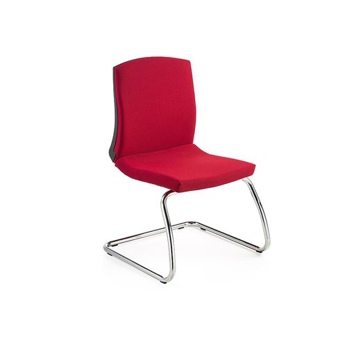 Sedia visitatore contemporanea - FLEXA - DILEOFFICE - da interno / in tessuto / in metallo