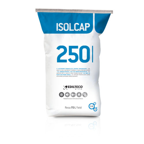 Isolante termico - ISOLCAP 250 - EDILTECO Group - in polistirene espanso / sfuso / per tetto