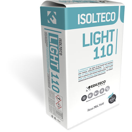 Intonaco isolante - ISOLTECO LIGHT 110 - EDILTECO Group - da interno / per parete / per massetto