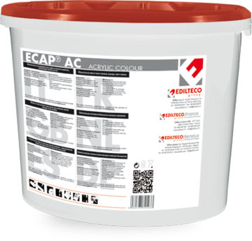 Intonaco di rivestimento - ECAP AC - EDILTECO Group - isolante / da esterno / da interno