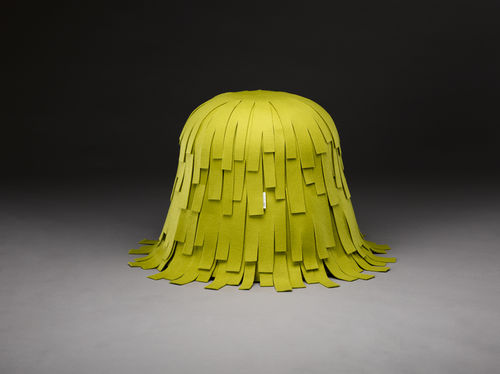Pouf design originale - SHAGGY - mminterier - in pelle