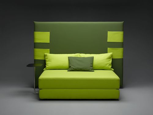 Divano letto - MY SKIN - mminterier - contemporaneo / in pelle / con rivestimento rimovibile