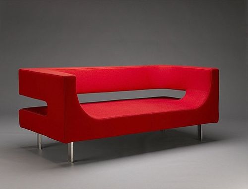 Divano modulare - SSS! - mminterier - contemporaneo / in tessuto / in pelle