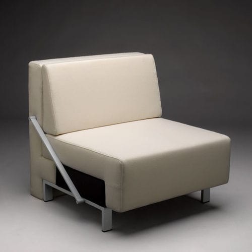 Chauffeuse letto - COLOMBO - mminterier - contemporanea / in tessuto / in legno