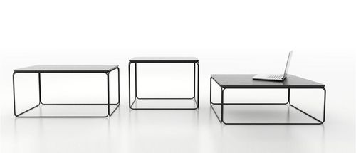 Tavolino basso contemporaneo - BUNKER - mminterier - in legno / in metallo / rettangolare