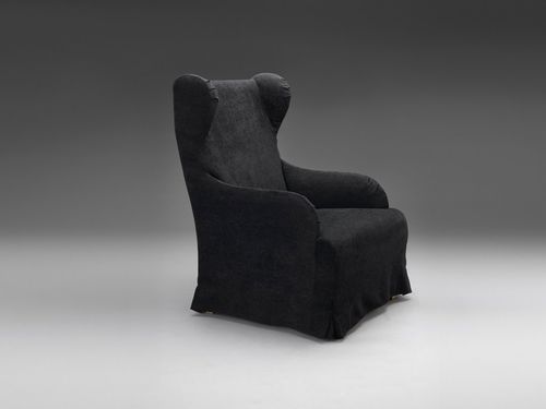 Poltrona classica - BRUNO - mminterier - in pelle / in tessuto / a orecchioni