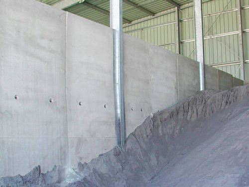 Muro di contenimento in cemento armato - 6m - 8m - Chapsol - modulare / prefabbricato
