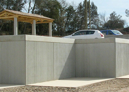 Muro di contenimento in cemento armato - 300 SERIES - Chapsol - modulare / prefabbricato