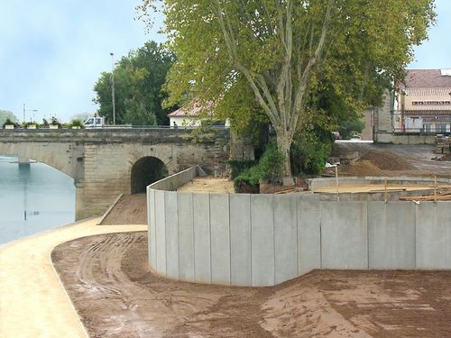 Muro di contenimento in cemento armato - 125 / 125+ SERIES - Chapsol - modulare / prefabbricato