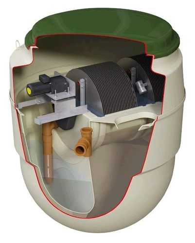 Micro impianto di depurazione per acqua - BIODISC BA - BD  - Kingspan Environmental