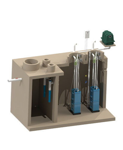 Micro impianto di depurazione per acqua - BIOBARRIER® HSMBR® - BioMicrobics
