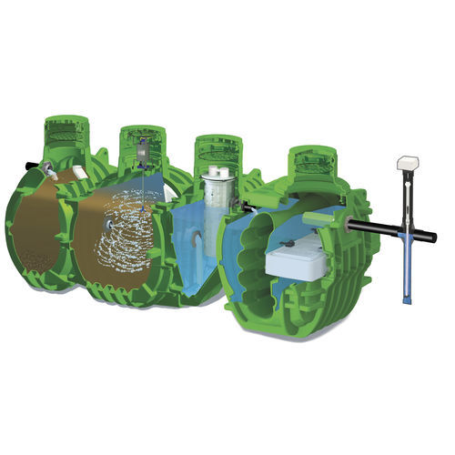 Micro impianto di depurazione per acqua - SINGULAIR R3® GREEN - Norweco - in polietilene / per piccole comunità