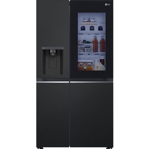 Frigorifero combinato americano - InstaView™ - LG Electronics - con tenda d'aria / per uso residenziale / a posa libera