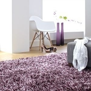 Tappeto contemporaneo - BRILLIANT SHAGGY - Balta Rugs - a tinta unita / in polipropilene / rettangolare