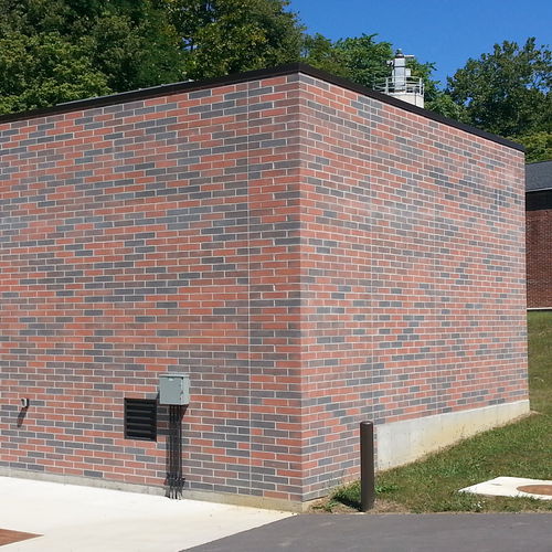 Blocco di calcestruzzo forato - MONARCH BLOX - Nitterhouse - per muro / per facciata / aspetto mattone