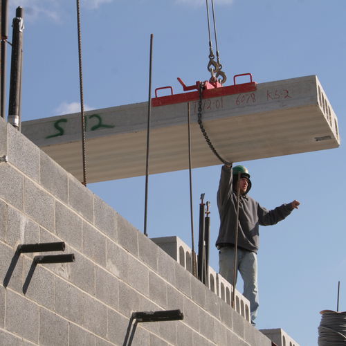 Lastra per solaio in cemento precompresso - NICORE™ - Nitterhouse - in calcestruzzo prefabbricato / per soffitto / alveolata