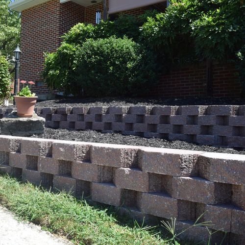 Blocco di calcestruzzo pieno - TERRACE - Nitterhouse - per recinzione di giardino / per muro di contenimento / ad alta resistenza