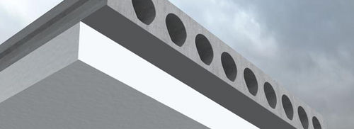 Lastra prefabbricata per solaio in cemento armato - INSULATED FLOORS - Bison - isolante / alveolata