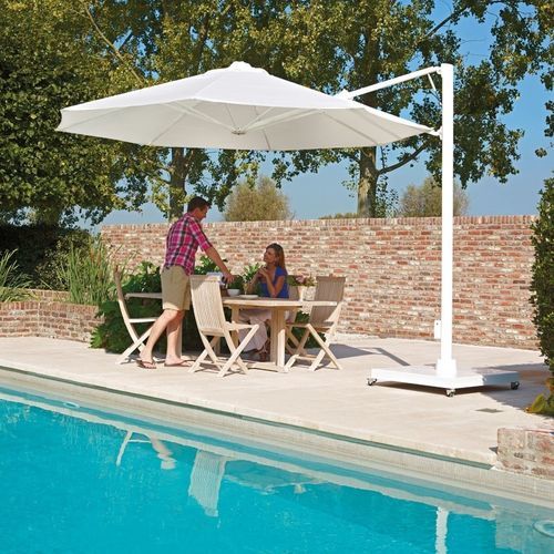 Ombrellone a sbalzo - P7 - PROSTOR - quadrato / rotondo / ottagonale