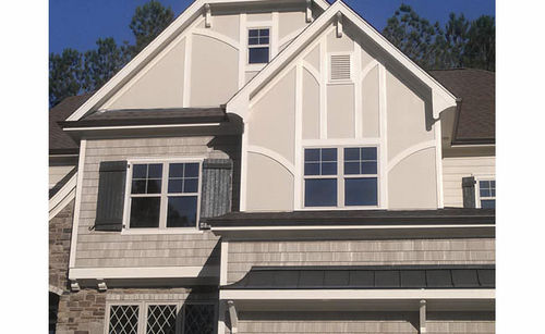 Rivestimento di facciata in pannelli - NICHIPANEL™ CEDAR - NICHIHA FIBER CEMENT - in fibrocemento / con scanalature