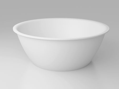 Vasca da bagno rotonda - BETA ESSENTIAL V1 D150 - HIDROBOX by absara - da appoggio / in Solid Surface / idromassaggio