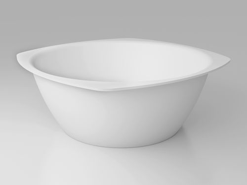 Vasca da bagno rotonda - BETA ESSENTIAL V2 150x150 - HIDROBOX by absara - da appoggio / in Solid Surface / idromassaggio