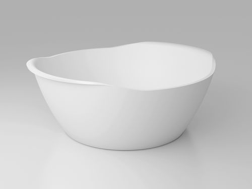 Vasca da bagno rotonda - BETA ESSENTIAL V3 150x140 - HIDROBOX by absara - da appoggio / in Solid Surface / idromassaggio