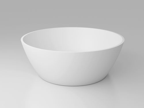 Vasca da bagno rotonda - BETA ESSENTIAL V4 D140 - HIDROBOX by absara - da appoggio / in Solid Surface / idromassaggio